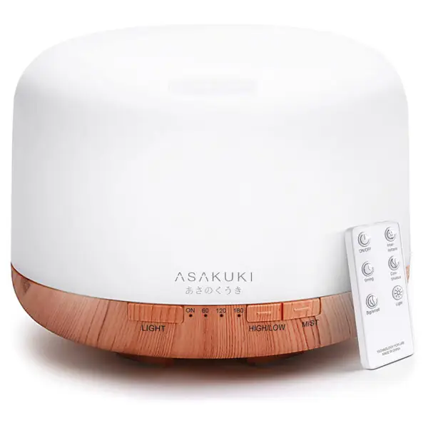 ASAKUKI ml Premium Essential Oil Diffuser with Remote Control