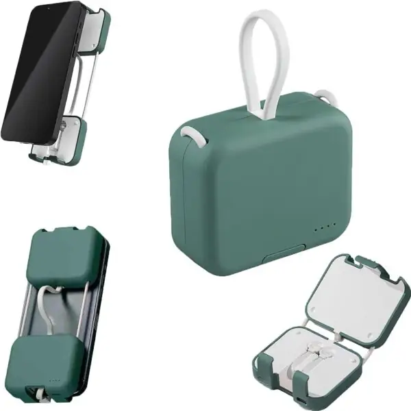 Back Clip Power Bank Foldable Design