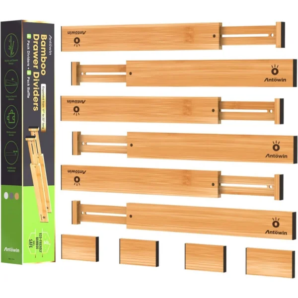 Bamboo Drawer Dividers