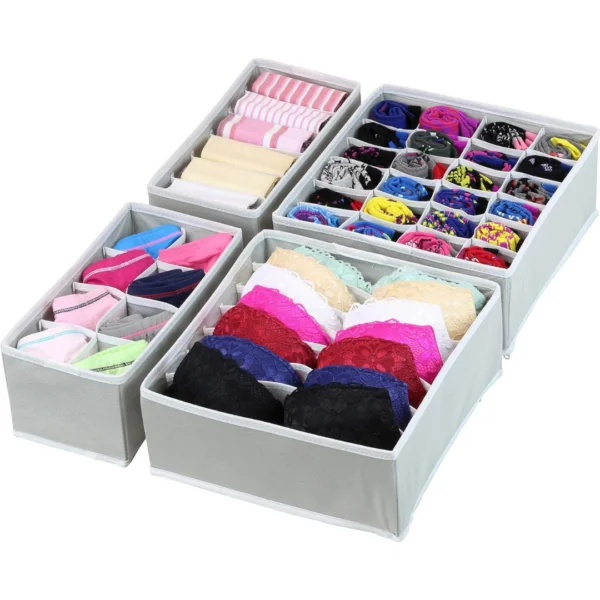 Closet Underwear Organizer Drawer Divider Set