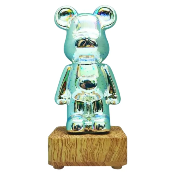 Crystal Bear Night Light D Glass