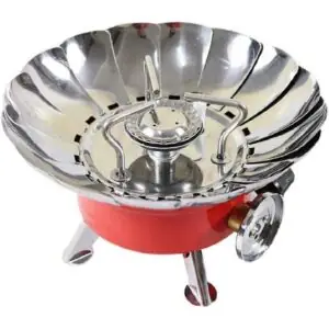 Foldable Windproof Camping Stove Stainless Steel Outdoor Picnic Gas Cooking Burner