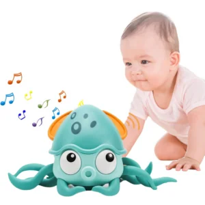 Interactive Crawling Octopus Toy
