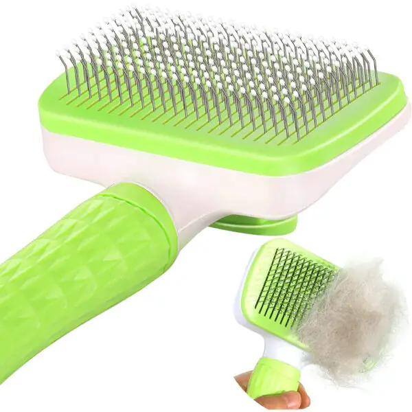 Self Cleaning Pet Brush for Grooming Long Short Haired