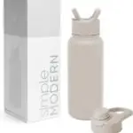 Simple Modern Water Bottle with Straw
