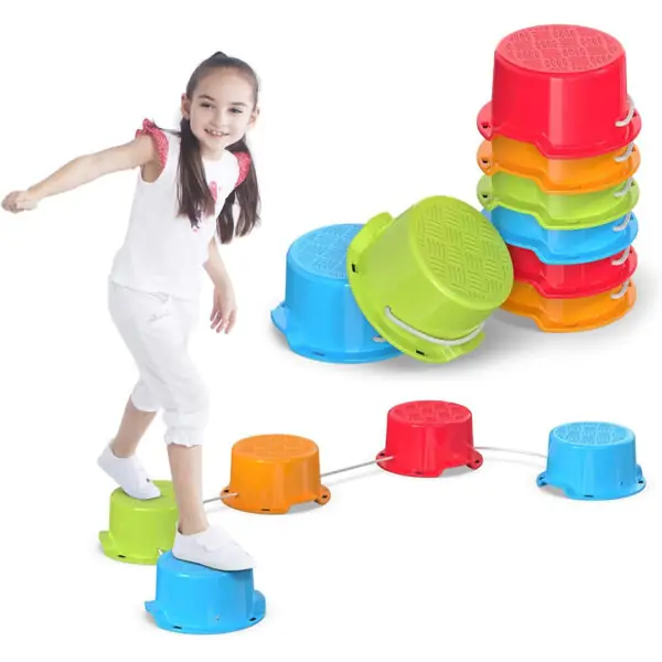 Special Supplies Balance Buckets Stepping Stones for Kids