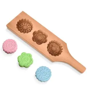 Wooden Cookie Molds for Baking